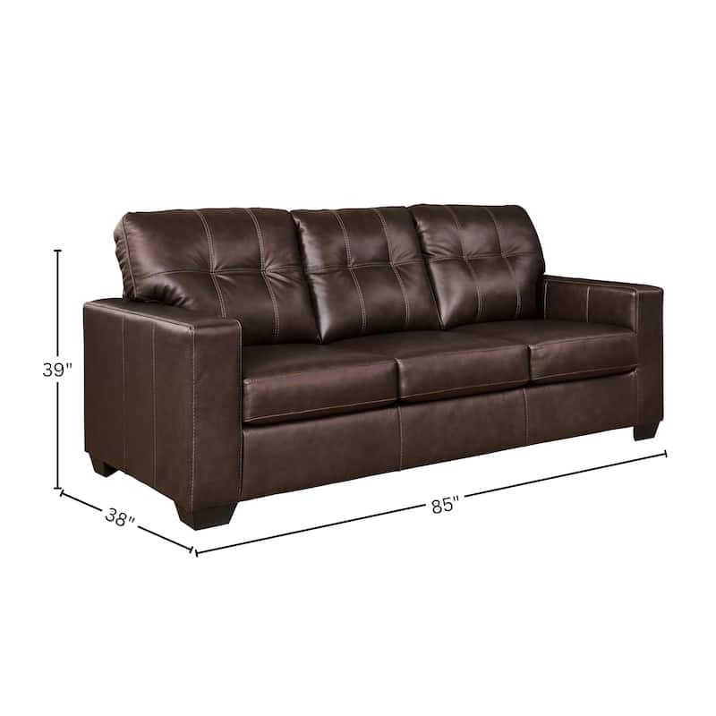 Roundhill Furniture Holmes Leather 4-Piece Living Room Set