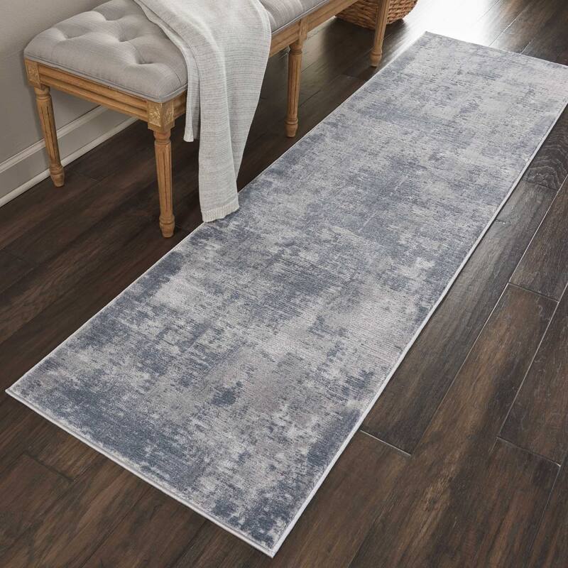 Rustic Textures Modern Transitional Abstract Area Rug