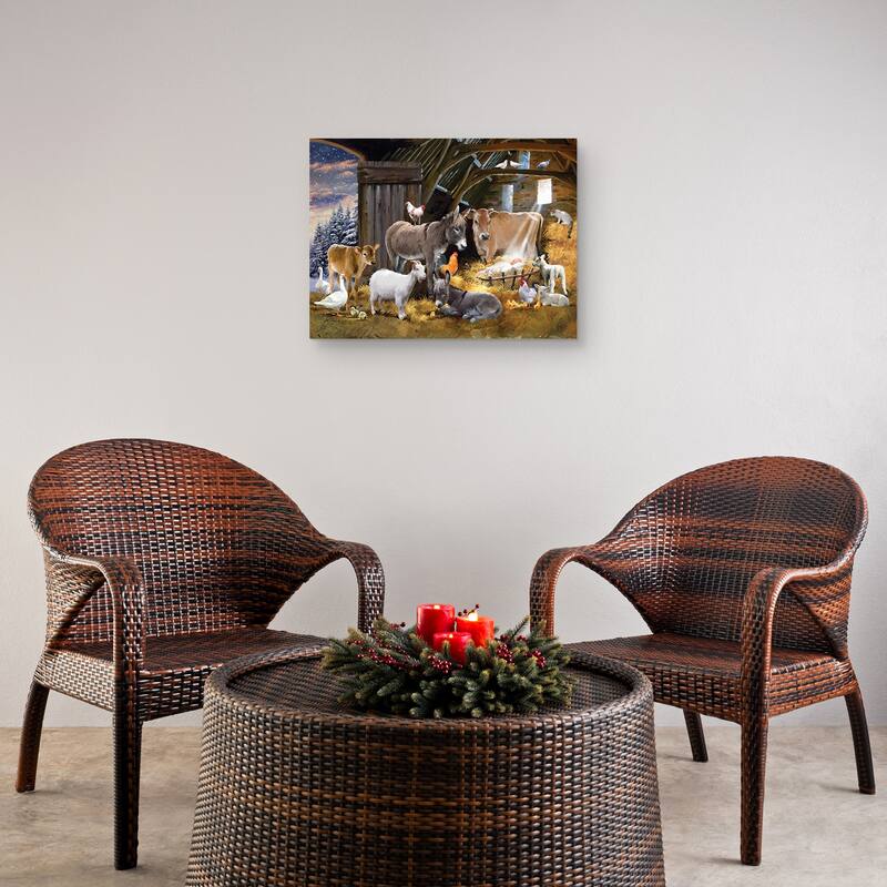 Nativity 3 Canvas Art Print