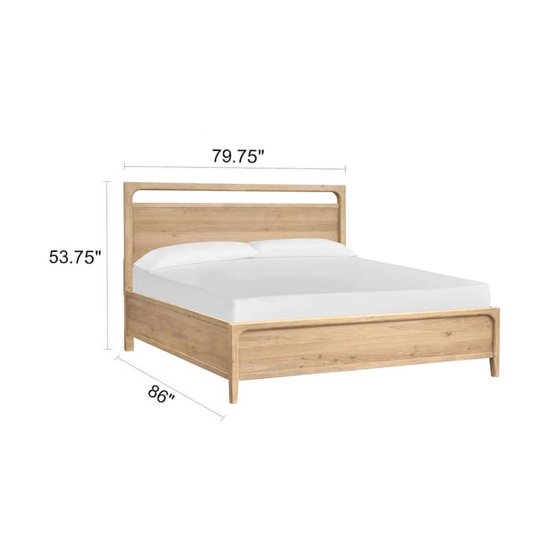 Magnussen Home Somerset Butternut Panel Bed