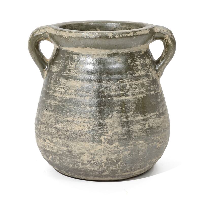 Rustic Farmhouse Brown Jug Terracotta Vase (Single)