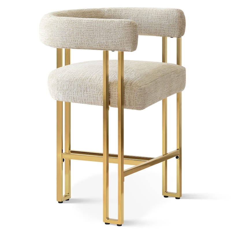 Leather 25" Counter Stool (Set of 2)