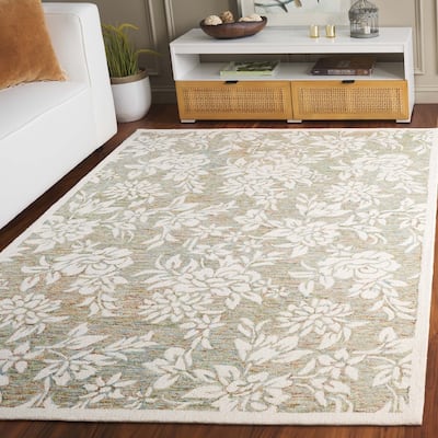 SAFAVIEH Handmade Jardin Evencia Country Wool Rug