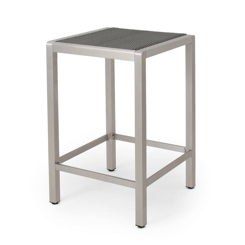 Cape Coral Outdoor Aluminum Wicker Bar Table (Table Only) by Christopher Knight Home