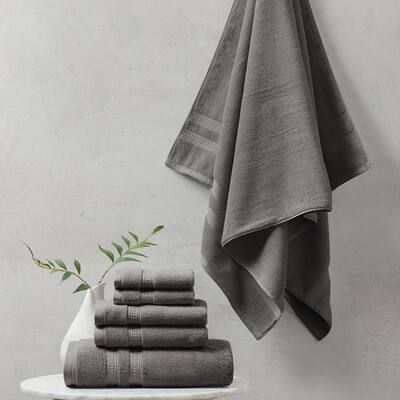 Cotton Feather Touch Antimicrobial Towel 6 Piece Set
