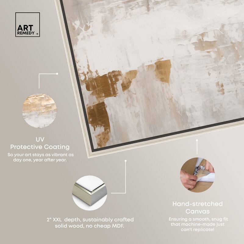 Melted Goldscape IV Canvas by Art Remedy