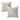 Outdoor 17-inch Square Throw Pillow (Set of 2) by Greendale Home Fashions - 17x17