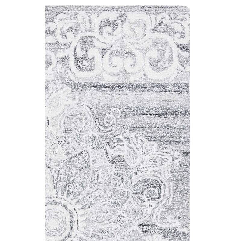 SAFAVIEH Handmade Abstract Ermilia Floral Scroll Wool Rug