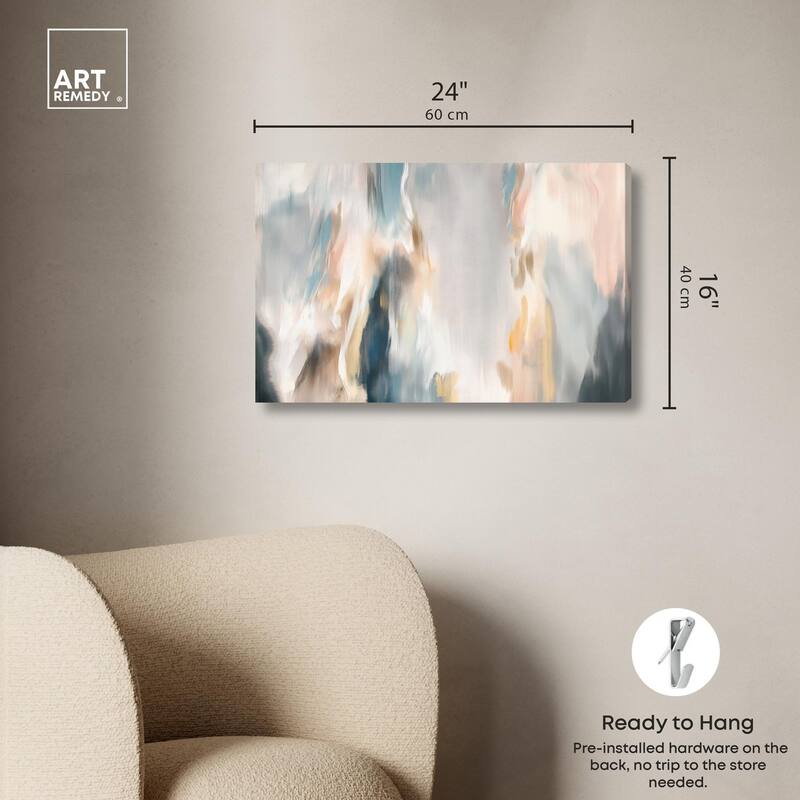Gilded Gorge III Canvas by Art Remedy, Gallery Wrapped