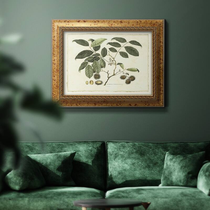 Delicate Botanical III Premium Framed Canvas- Ready to Hang
