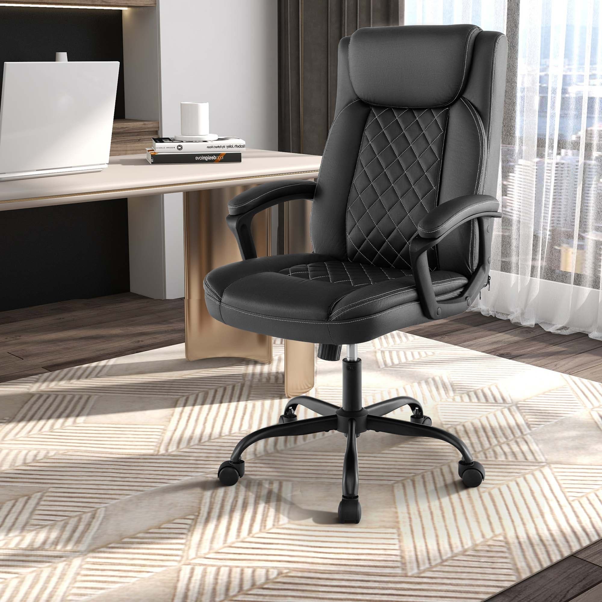 Adjustable Office Chair Ergonomic Executive Chair with Padded Headrest