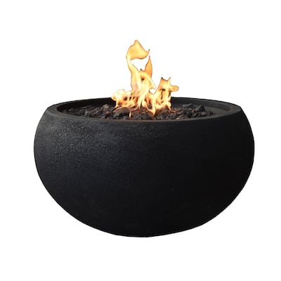 Modeno York Outdoor Fire Pit Table 27" Round Patio Heater - Propane