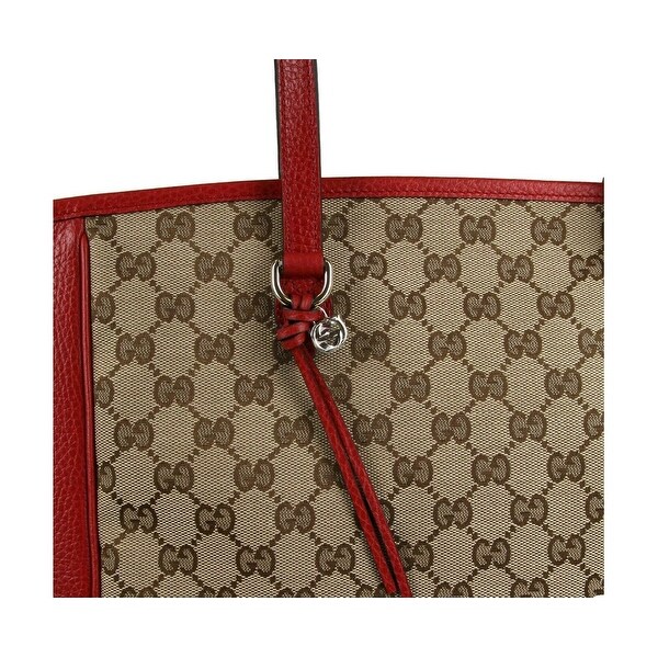 gucci red leather bag