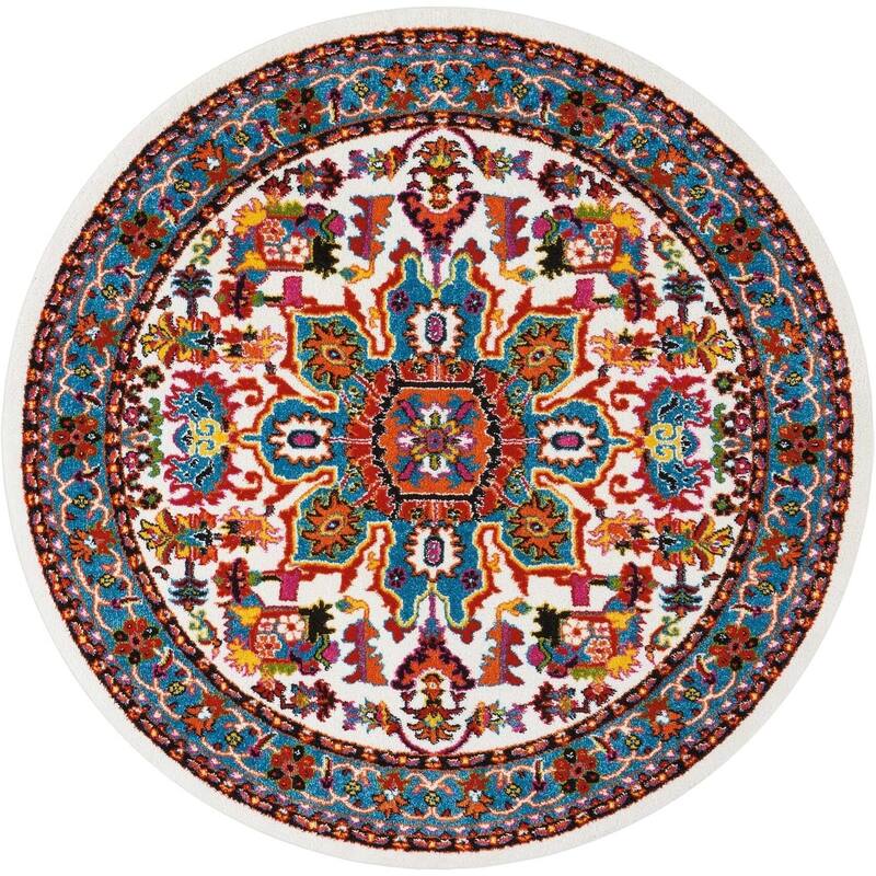 Nourison Oakdale Traditional Persian Medallion Area Rug