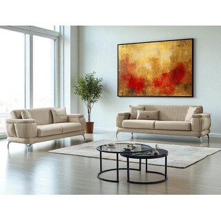 Reni 2 - Piece (1 Sofa & 1 Loveseat) Comfortable Sleeper Modern Living ...