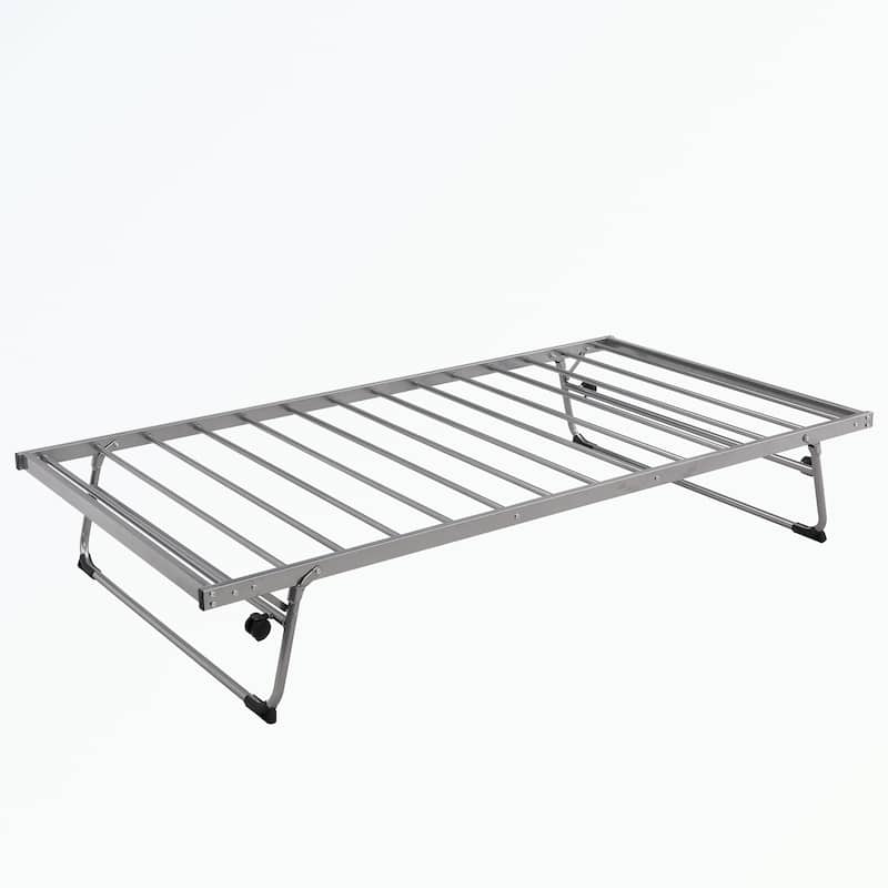 Twin Size Daybed with Adjustable Trundle
