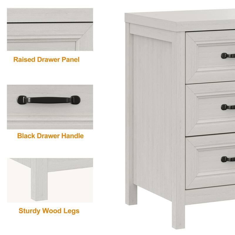3 Drawer Dresser for Bedroom