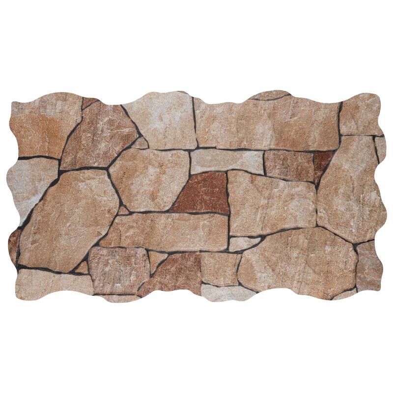 Merola Tile Andorra Ocre 10-3/8" x 18-3/4" Ceramic Wall Tile