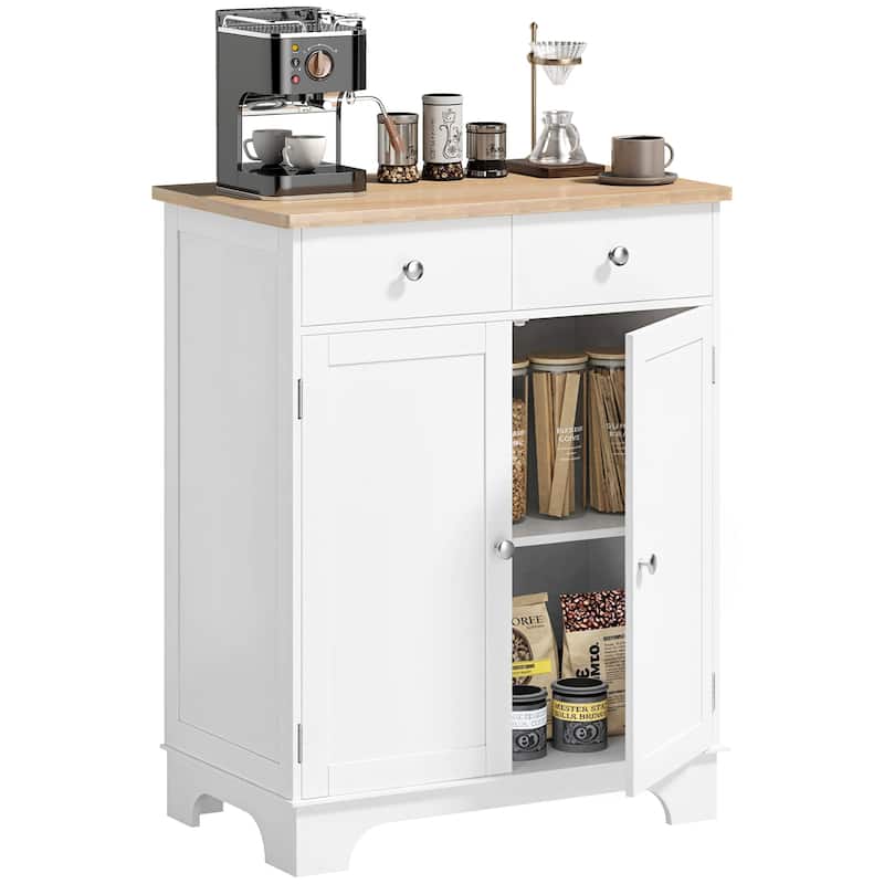 HOMCOM Space-saving Kitchen Buffet Sideboard Pantry