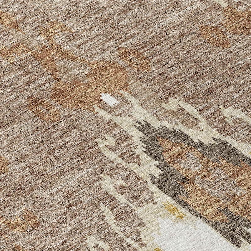 HomeRoots Ikat Transitional Rectangle Outdoor Rug