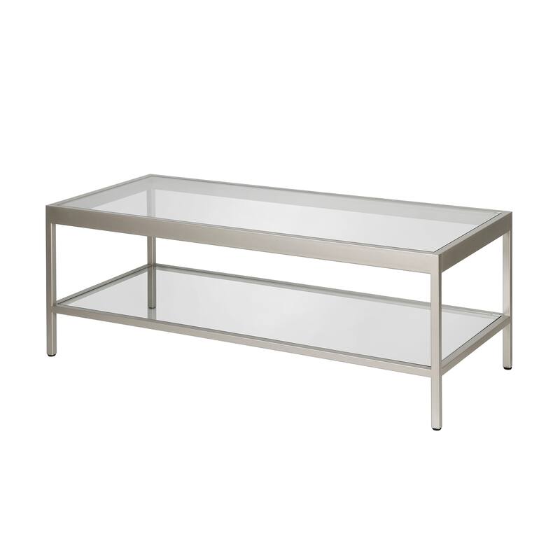 Alexis Metal and Glass Coffee Table