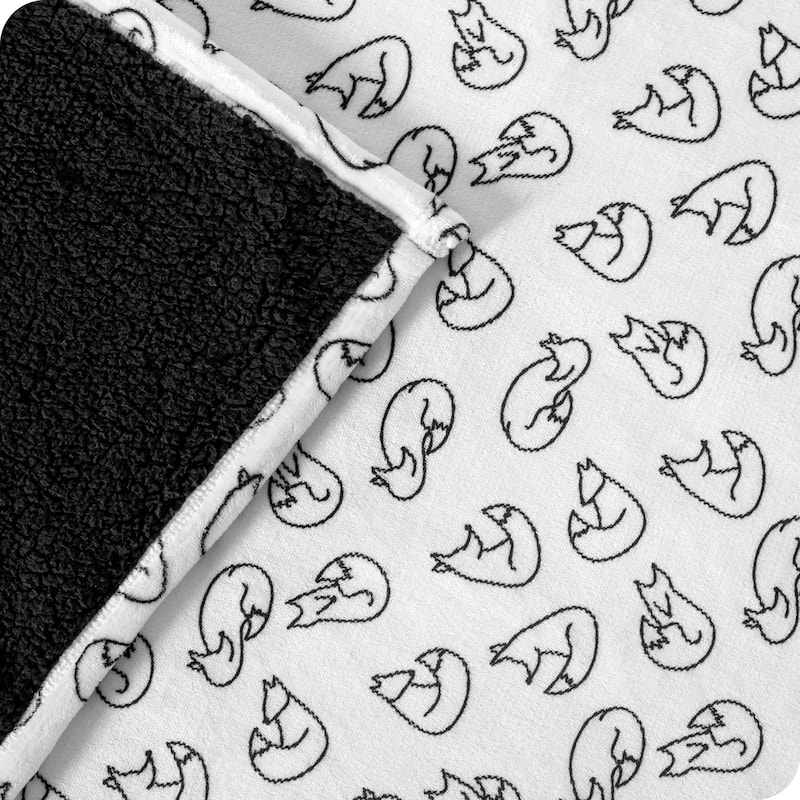 Bare Home Sherpa Fleece Blanket - Reversible Plush Bed Blanket