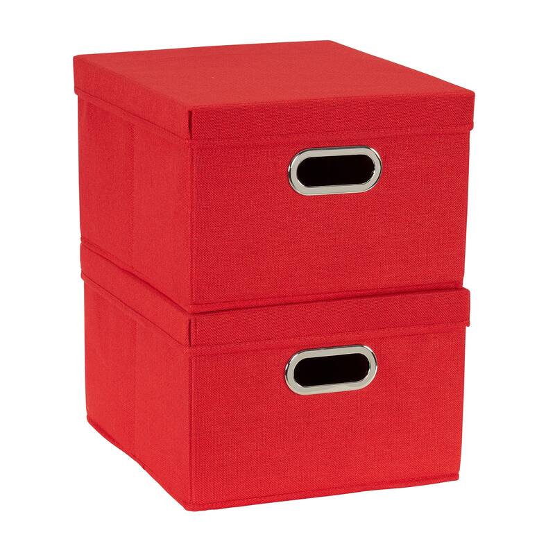 Household Essentials Collapsible Linen Box - 15.0"L x 13.0"W x 8.0"H