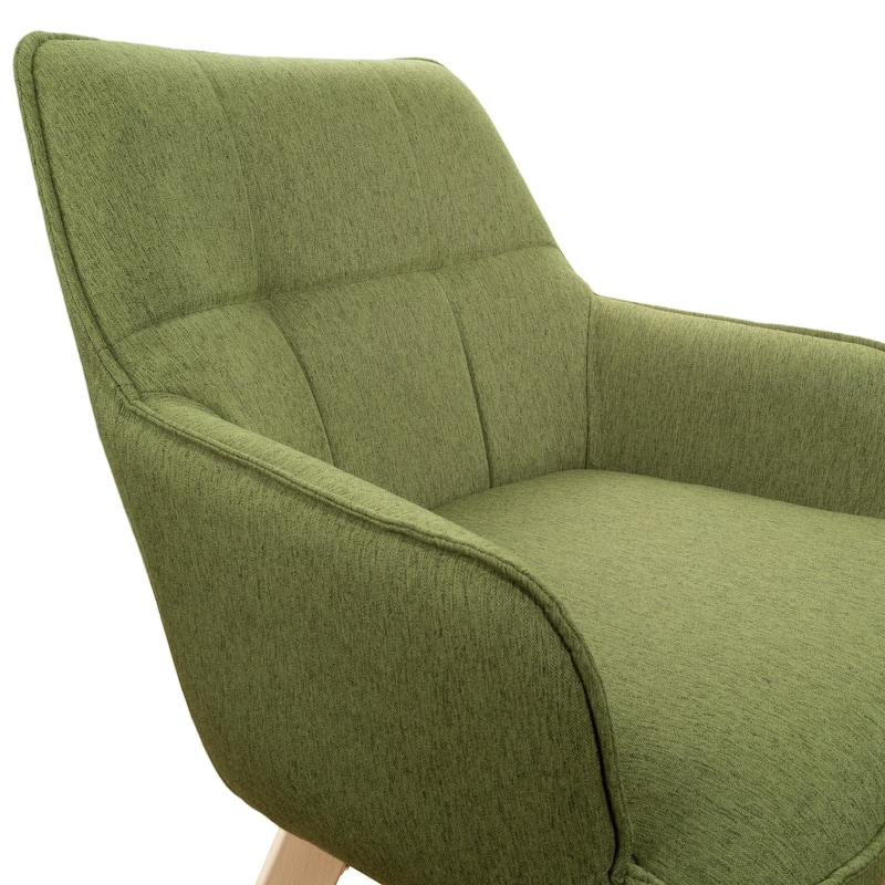 Art Leon Swivel Fabric Dining Arm Chair (Set of 2)