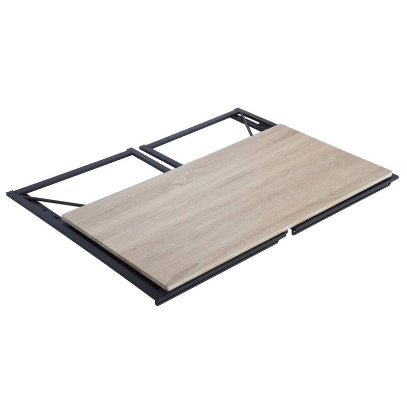 Homy Casa Modern Folding Table, Multipurpose for Board & Game Play