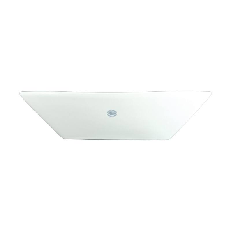 Countertop Vessel Sinks for Bathrooms 16.5 in. Small White Bathroom Sink, Castle Renovators Supply