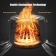 preview thumbnail 6 of 7, 19.5" Smokeless Fire Pit, Portable Stainless Steel for Outdoor, Camping, with Ash Tray, Handles, and Weatherproof Cover