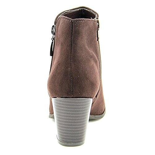 Style /& Co Womens Jamila Leather Almond Toe Ankle Fashion Boots