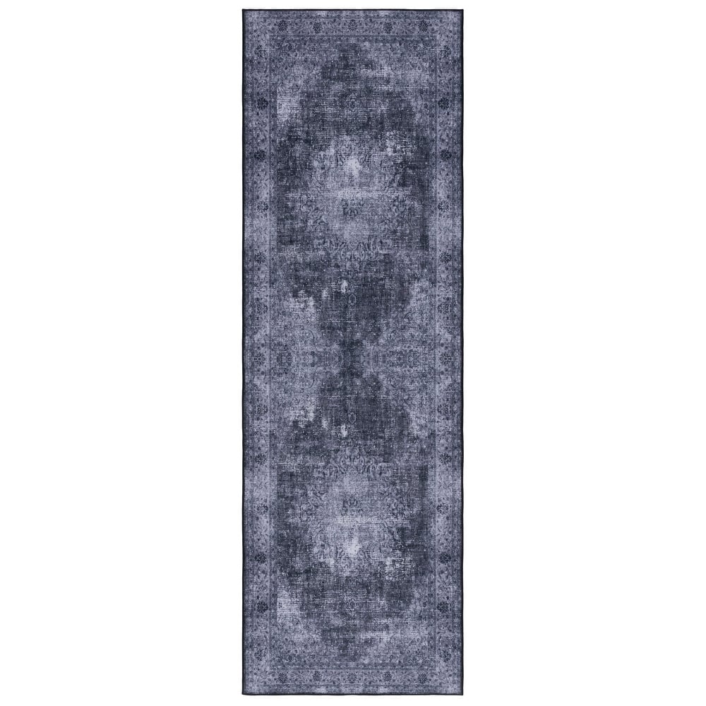 SAFAVIEH Tucson Machine Washable Slip Resistant Genny Oriental Distressed