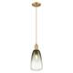 Option Brushed Brass / Slate Shade