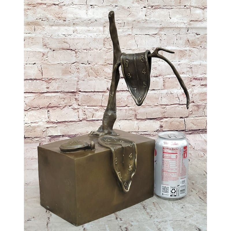 Persistence Of Memory By Salvador Dali Bronze Modern Art Sculpture Figure Statue