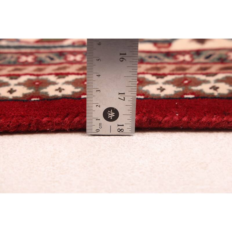 ECARPETGALLERY Hand-knotted Bijar Red Wool Rug - 5'5 x 8'1