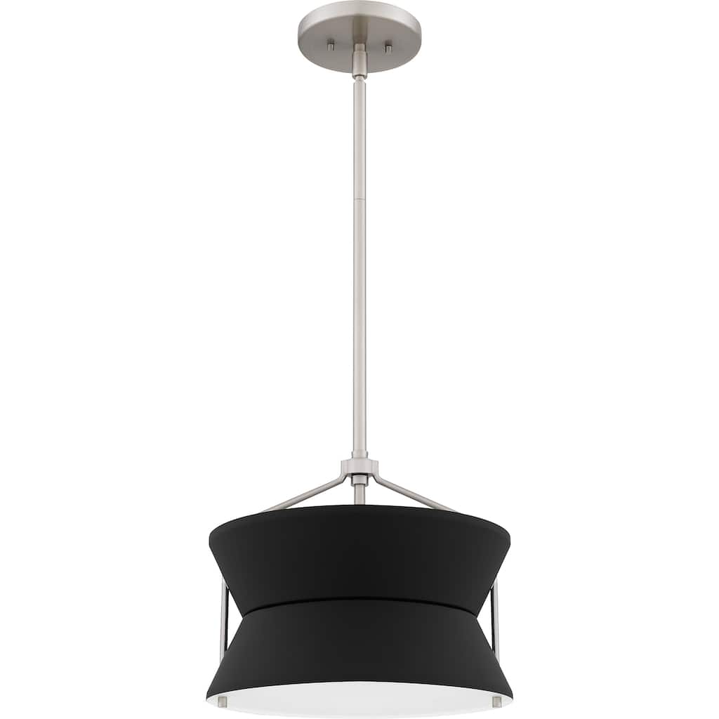Nira 2-Light Brushed Nickel Pendant Light