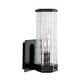 preview thumbnail 1 of 0, Elk Home Polygon Matte Black 1 Light Outdoor Wall Sconce