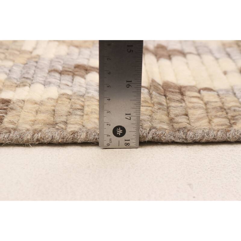 ECARPETGALLERY Hand-knotted Tangier Cream Wool Rug - 8'1 x 9'10