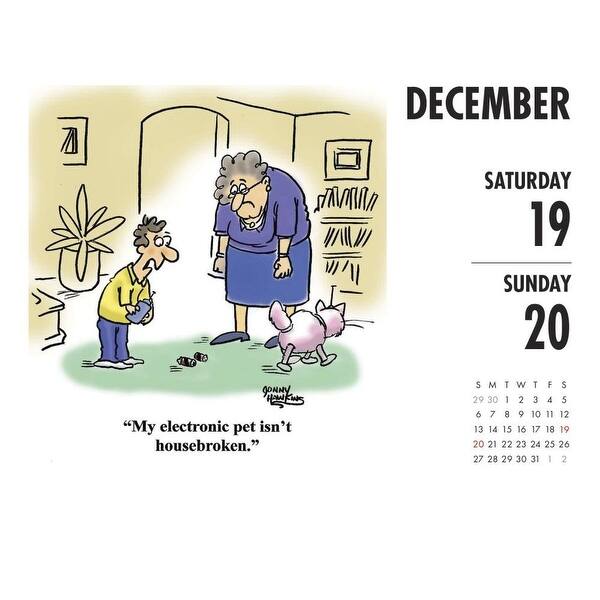 Shop Cat Cartoon A Day By Jonny Hawkins 2020 Box Calendar
