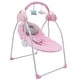 preview thumbnail 1 of 4, Electric Baby Swing and Cradle with Bluetooth Music Rocker Chair Pink