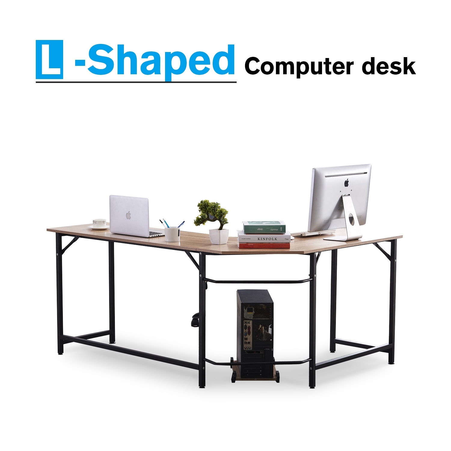 Shop Mcombo Office Desk L Shape Corner Computer Pc Latop Study