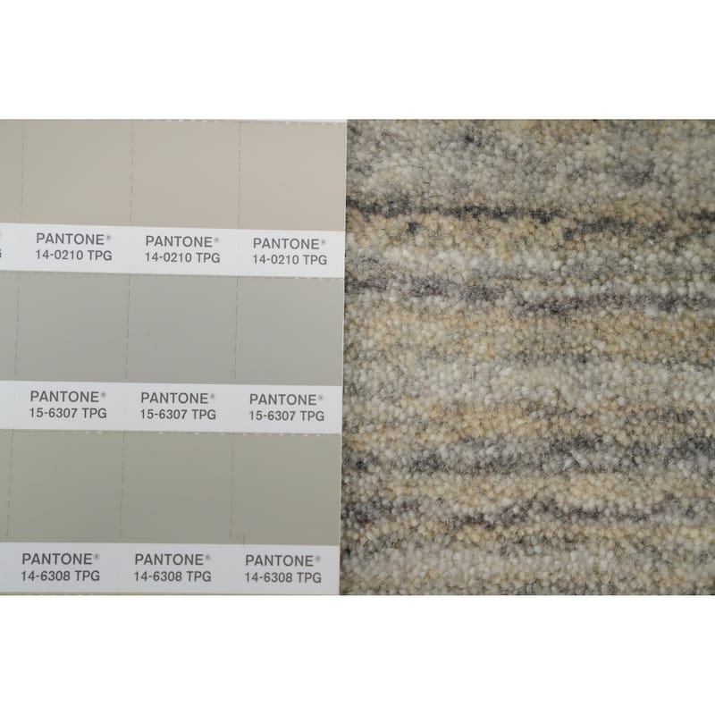 Hand Knotted Oriental 100% Wool Carpet Tribal Animal Pictorial Greys & Charcoal Gabbeh Area Rug - 7' 10'' X 4' 11''