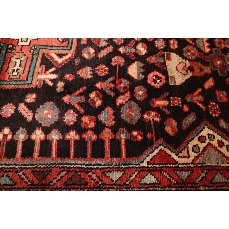 ECARPETGALLERY Hand-knotted Anadol Black Wool Rug - 4'5 x 7'5