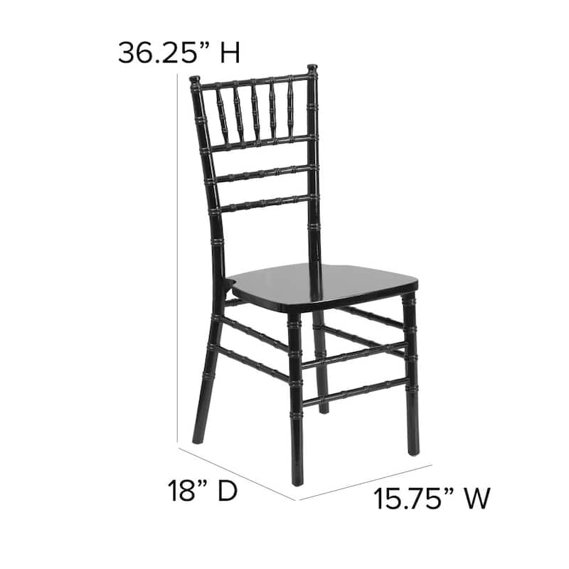 Chiavari Lightweight Wood Chair (Set of 2)