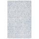 preview thumbnail 4 of 21, SAFAVIEH Handmade Glamour Isey Contemporary Viscose Rug 4' x 6' - Blue/Ivory - Rectangle