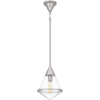 Quoizel Piccolo Pendant 1-Light Mini Pendant in Brushed Nickel