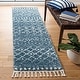 preview thumbnail 52 of 62, SAFAVIEH Berber Fringe Shag Liller Trellis Area Rug