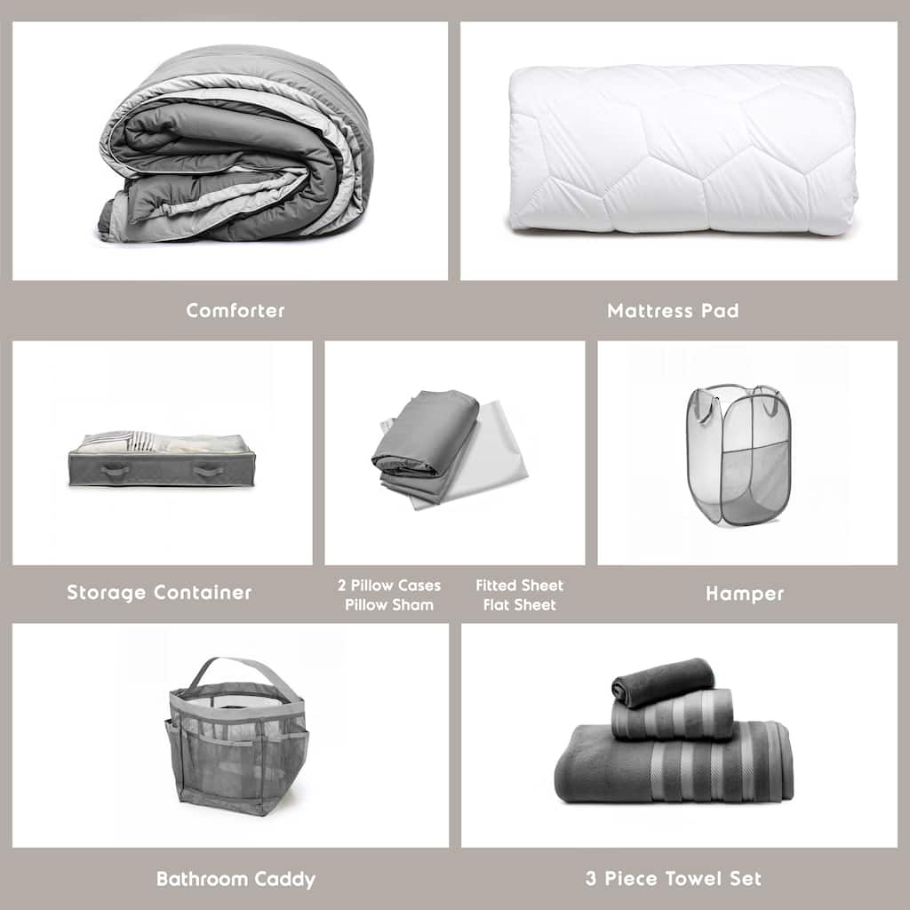 Empyrean Back to College Kit with Ice Pillow/ Down Alternative Pillow