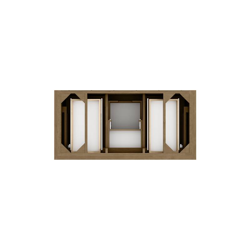 Brookfield 48" Single Vanity, Honey Oak w/FreePower Wireless Charger